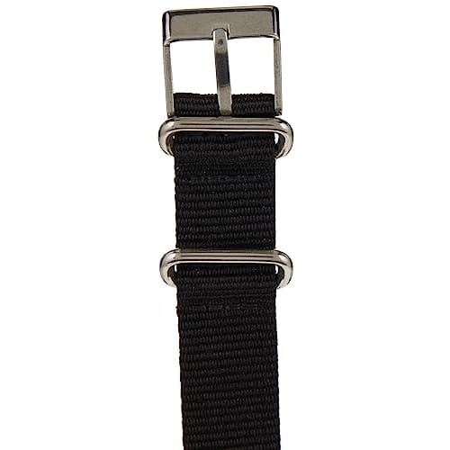 Timex Women's Single Layer 16mm Slip-Through Strap, Black