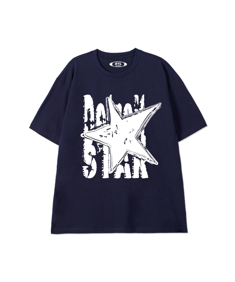 Biel Detroit Stars Short Sleeve T-Shirt Navy Xl