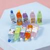 5Pcs Dollhouse Miniature Food Play Japanese Juice Tea Drink Model Props Life Set