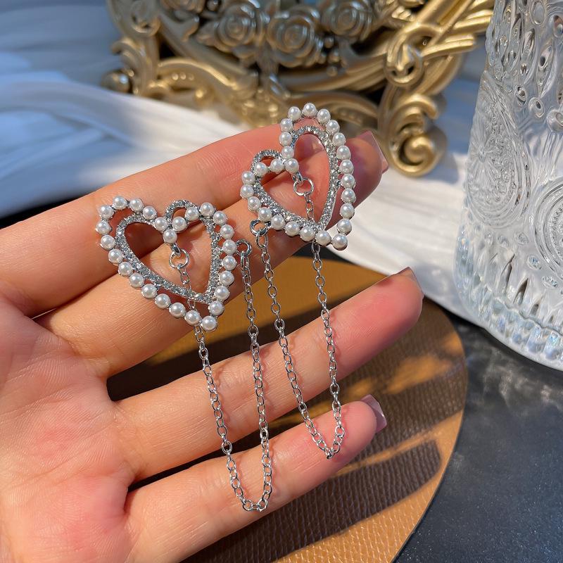 Chic European & American Tassel Earrings: Trendy, Long Dangle Design To Flatter Your Face - Versatile Statement Jewelry for Women