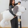 Adorable Plush Dog Pillow Comforting Toy Soft Cuddly Stuffed Animal 55cm