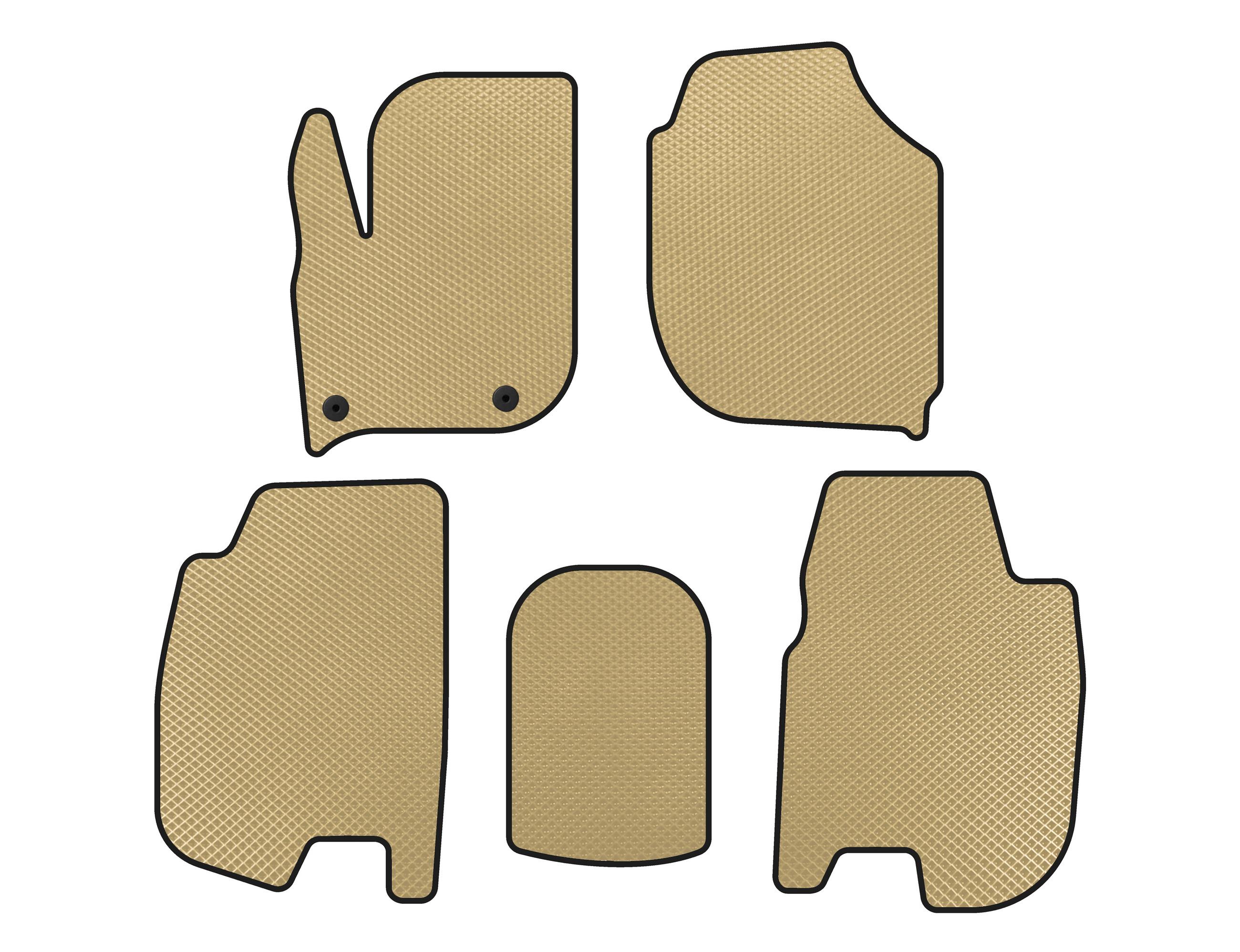 

EVA mats (HB, Beige) for Honda FIT/Jazz 2014-