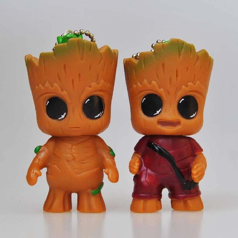 Adorable Groot Keychain Figure From Guardians Of The Galaxy Perfect For Collectors