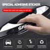 4Pcs Car Door Handle Stickers Tire Rear View Mirror Decals For Skoda Octavia Superb Rapid Kodiaq Karoq Fabia Kamiq Roomster Citigo