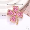 Colorful Four-Leaf Clover & Flower Rhinestone DIY Phone Case Jewelry Accessories.