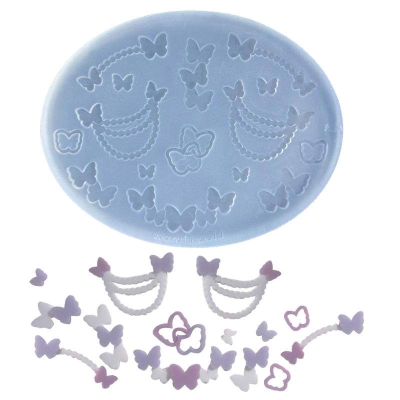 Reusable Silicone Mold Epoxy Resin Moulds DIY Jewelry Finding Moulds Pendant Mold for Necklace Earring Jewelry Making