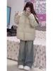 Women's Autumn/Winter Casual Loose Fit Stand Collar Down Jacket