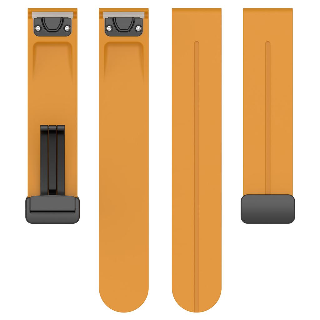 Silicone Watch Band for Garmin Fenix 8 43mm/Forerunner 570 42mm/Fenix 7S/6S/5S,Magnetic Buckle 20mm Sport Strap with Tools