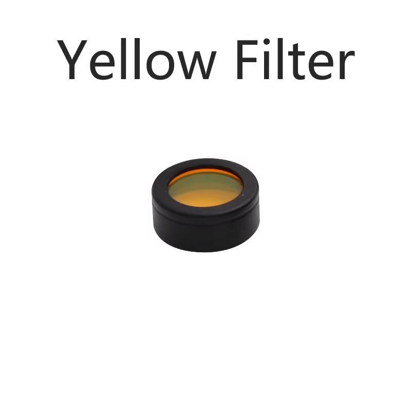LED Dentistry Headlight Yellow Filter 12mm 16mm 18mm 20mm Eye Care Essential Tool for Labs