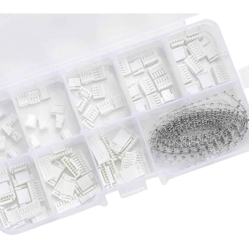 PENGLIN 580PCS GH 1.25mm Connector Kit 2/3/4/5/6/7/8/10 Pin Housing Connector 1.25mm Pitch JST Adapter