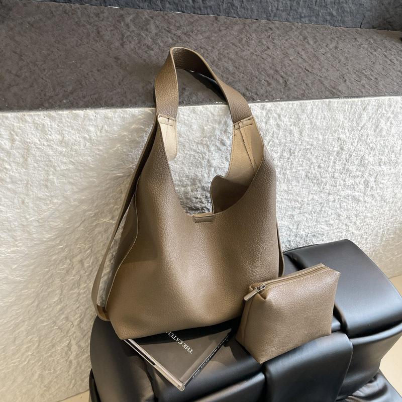 Large-capacity Bag Women's Summer Versatile New Casual Simple Shoulder Mother and Child Bag Commuter Tote Bag