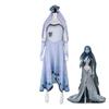 Tim Burtons Corpse Bride Emily Themed Cosplay Dress With Polyester And Spandex For Role Play