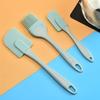 Set de spatule și perii de patiserie din silicon durabil din 3 bucăți - Ustensile de bucătărie rezistente la căldură, antiaderente, cu mânere cu miez solid, pot fi spălat vase