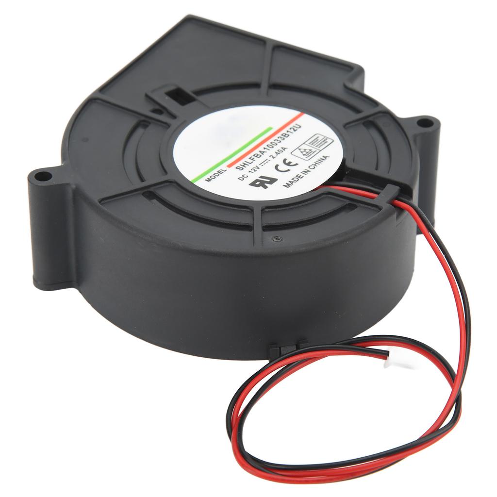 Ventilator de răcire Turbo Ventilator de evacuare Ventilator centrifugal 4800RPM 42.8CFM 62.4mmh2o DC 12V 2.4A pentru routere