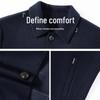 MONTAGUT Men's Lambswool & Silk Blend Business Casual Jacket