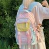 Schoolbag1011 new high-value versatile backpack lightweight junior high school girls high school students party schoolbag women travel backpack
