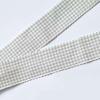 Gingham Ribbon Shoelaces with Lace Trim for Trainers and Canvas Pairs, Flat Decorative Laces for Daily Styling