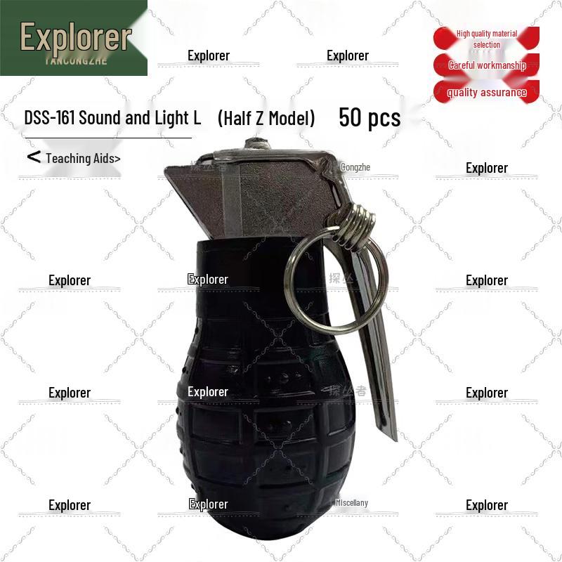 DSS-161 Sound & Light Rubber Training Grenade (50-Pack)