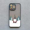 Cartoon Elk Santa Claus Tree Christmas Phone Case For iPhone 16 15 14 Plus Pro Max 13 11 12 Pro Max Mini X XR XS 7 8 Plus Cover