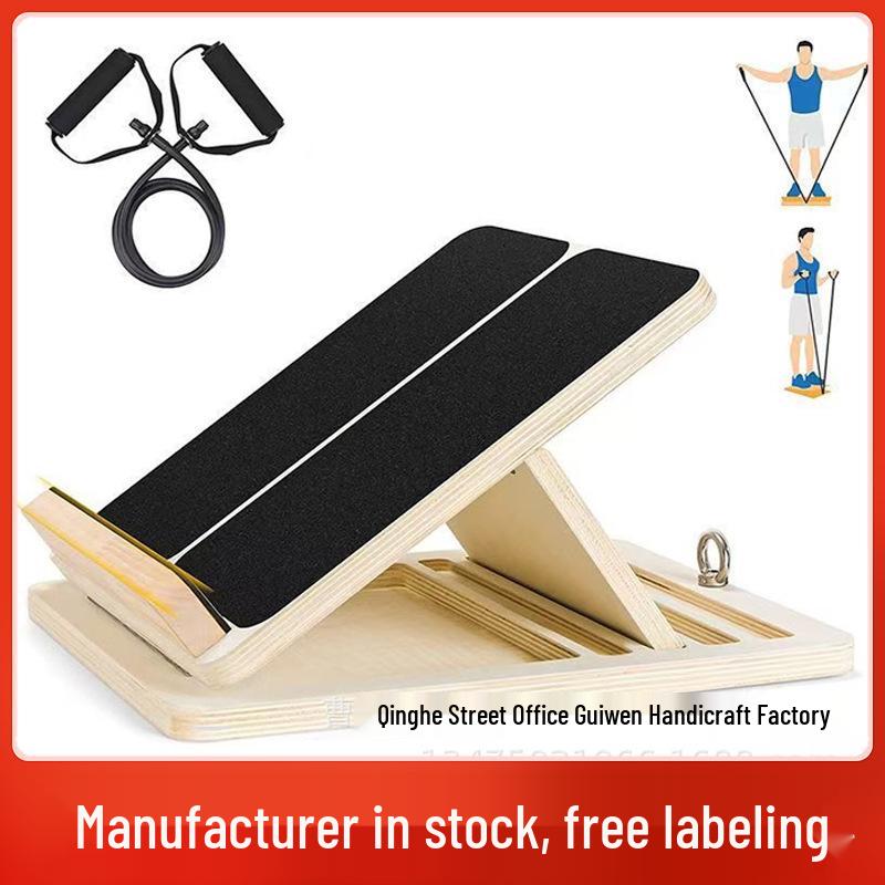 

В наличии Регулируемая деревянная доска для растяжки для реабилитации ног и рук Stretching board without rope