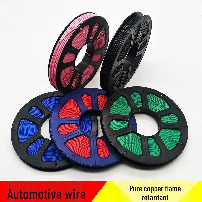 

Автомобільний Вантажний Модифікаційний Високотемпературний Мідний Силовий Провід - Низьковольтний, Національний Стандарт 0.75 mm² (5m) Loose