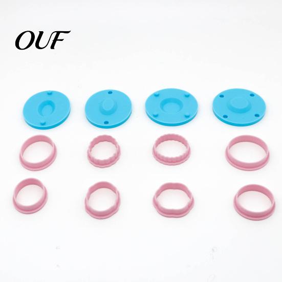 Polymer Clay Craft Supplies 12Pcs Mini Plate Molds, Earring Molds with Positioning Base, Multi?Shape for Earrings Cutters DIY Earring, Pendant