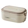 Aseech Electric Lunch Box, Small, Single-Serve, 1.2L Large Capacity, Perfect for Home or Work, Fast Heating, Long-Lasting Heat Retention, Stainless