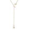 Wish New Jewelry Direct Sale Fashion Simple Moon Star Collarbone Chain Women's Necklace C171