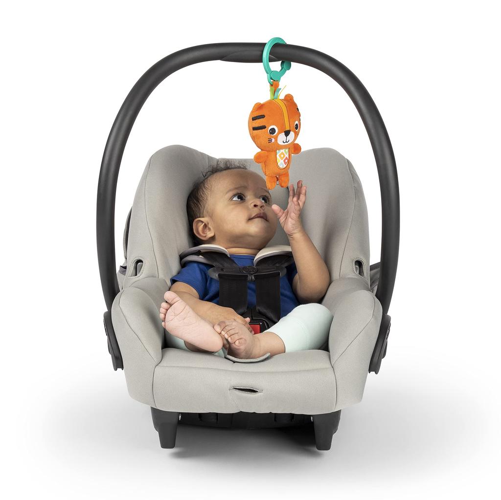 Bright Starts Outing Chime Tiger Months and Fingertip Educational Hand Play Stroller Toy 12949 [0 Up]