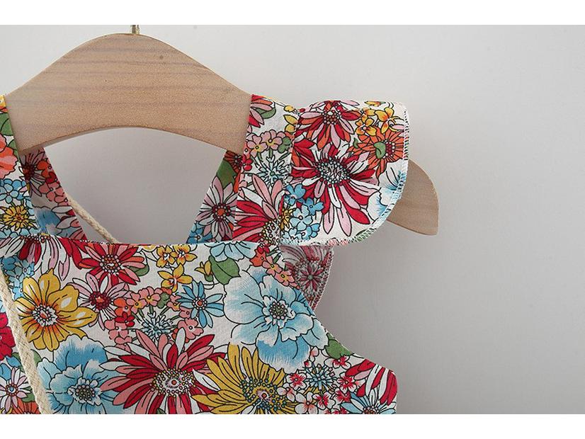 Summer Baby Girl Flutter Sleeve Dress with Bag - Princess Toddler Outfit, All-Over Print.