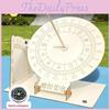 Sundial Model Educational With Shadow Experiment For Classroom Learning Physics