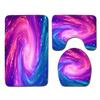 Star Toilet Three-Piece Floor Mat Bathroom Three-Piece Carpet Doormat