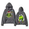 Women's Casual Christmas Letter Print Hoodie with Pockets