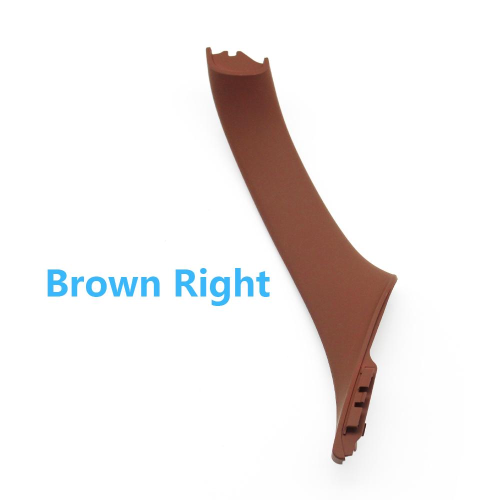 Grey Oyster Car Left Right Interior Door Inside Pull Handle Cover Trim For BMW 5 Series F10 F11 F18 520i 523i 525i 528i