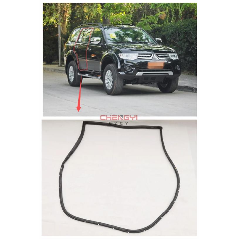1PCS Door Rubber Seal Doorpost Rubber Strip Fit For Pajero Montero Sport KG5W KG6W KH6W 5725A329 5725A330 5755A337 5755A338