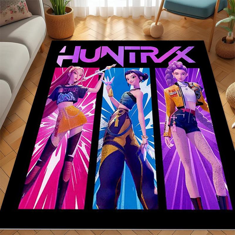 Dynamic Warriors: Action Adventure carpet Doormat Suitable for all seasons Art Office chair cushion Protective pad