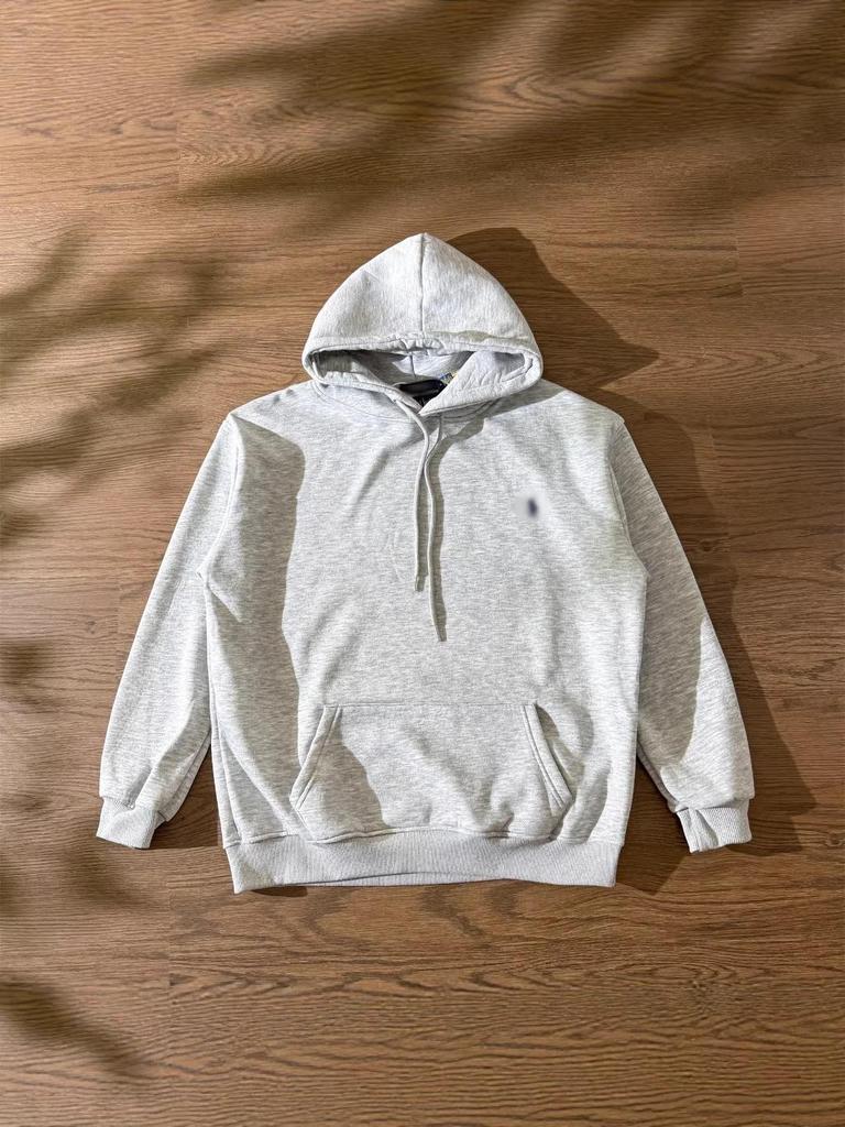 Unisex Klasyczna Bluza z Kapturem Polo RL z Haftem do Noszenia na Zewnątrz na Co Dzień