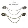 1 Piece Alloy Shawl Clips Decorative Cardigan Clips Vintage Scarf Brooch Pin  For Shawl