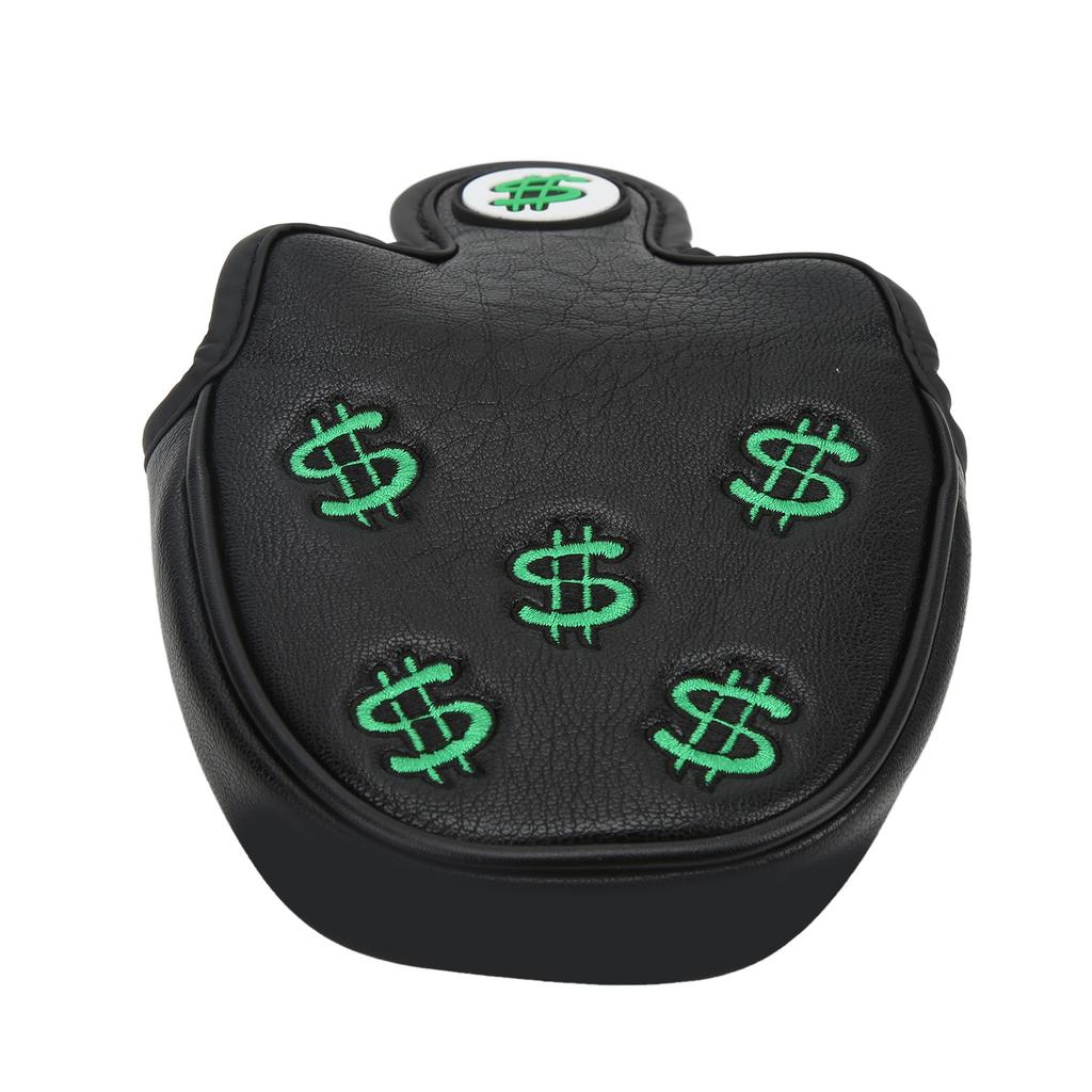Golf Putter Head Covers PU Leather Waterproof Sunscreen Putter Headcover Golf Club Protector with