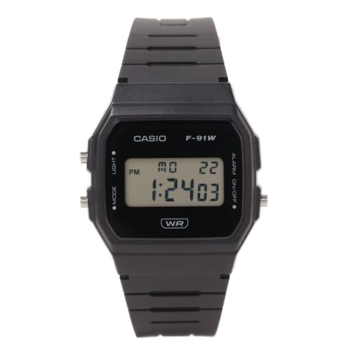Beams Boy CASIO F-91WB-1AJF Women's Watch, Black - 13480020259