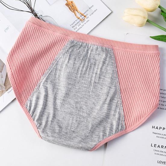 Damskie majtki koronkowe z dekoracją w jednolitym kolorze, miękkie, antyseptyczne, miękkie, oddychające, duże rozmiary, wysoki stan, okres menstruacyjny, trójkątne kieszenie, majtki damskie