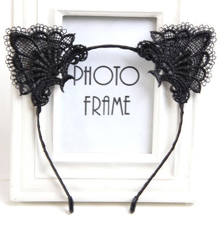 Set Lenjerie Milian Temptation: Mască de ochi din dantelă, Curea lanț de câine, Pălărie de poliție și Jucării amuzante pentru urechi