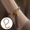 Tibetan Style Hand Woven Prayer Bracelet Mini Tibetan Buddhist Mantra Hand Prayer Wheel Bracelets Thangka Meditation Jewelry