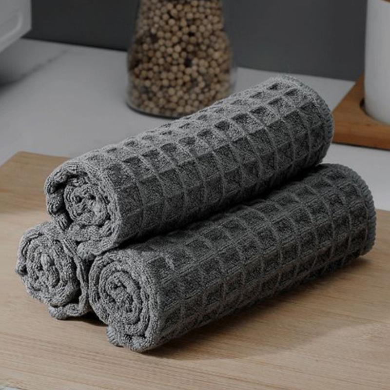 Lavetă de bucătărie Waffle Weave Lavetă Ultra Moale Absorbantă Lavetă de Spălare Lavetă de Bucătărie de Uz Casnic Instrument de Curățare a Lavetelor