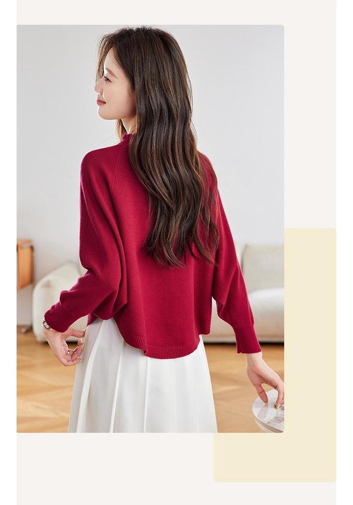 Women's Bat Sleeve Tassel Knit Cardigan - Spring & Autumn Short Shawl
