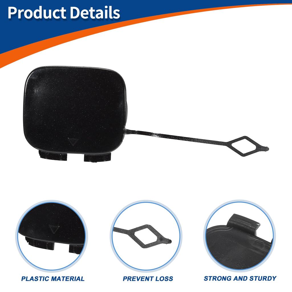 ACROPIX Rear Car Bumper Toe Hook Cover for Mercedes Benz W246 Set of 1 B-Class 2015-2018, Purple, A2468851422,