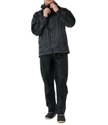 Jaqueta Corta-Vento Light Shield com Malha para Chuva e Conjunto de Capa de Chuva [Documento] Fato, 3430, Carvão, Grande,