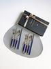 LAGUIOLE Jeanneron Laguiole Tableware French Blue & Sandal Chopsticks Set for 2