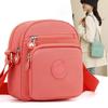 Small Bag Women's New Casual Korean Fashion Shoulder Bag Nylon Crossbody Bag Multi Pocket Small Square Bag