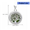 Scented Pendant Necklace Trees Of Life Essential Oil Diffuser Stainless Steel Neckchain with Lockets Pendant For Women